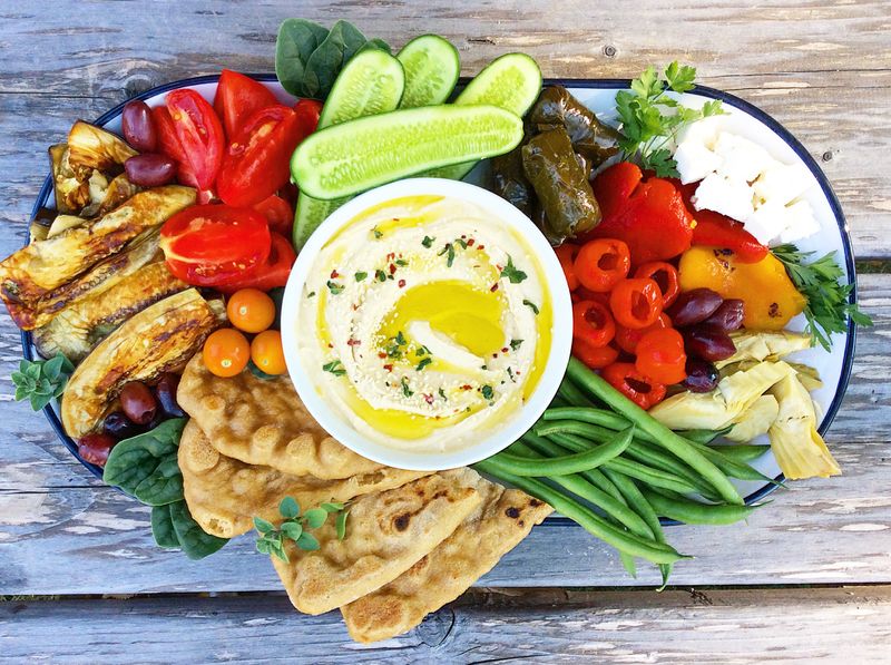 Mediterranean Hummus Platter