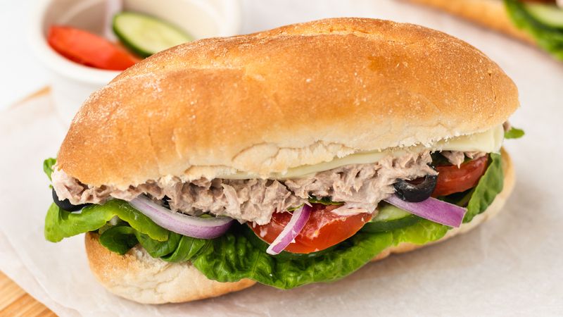 Subway-Style Tuna Salad Sandwich