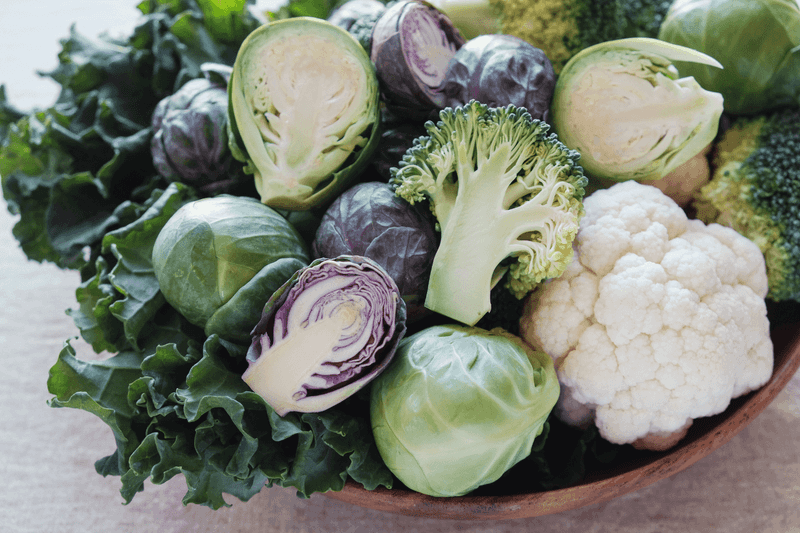 Cruciferous Vegetables (Broccoli, Kale, Cabbage)