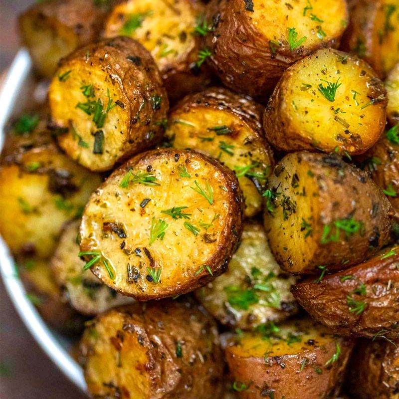 Small Potatoes Are Best For Roasting