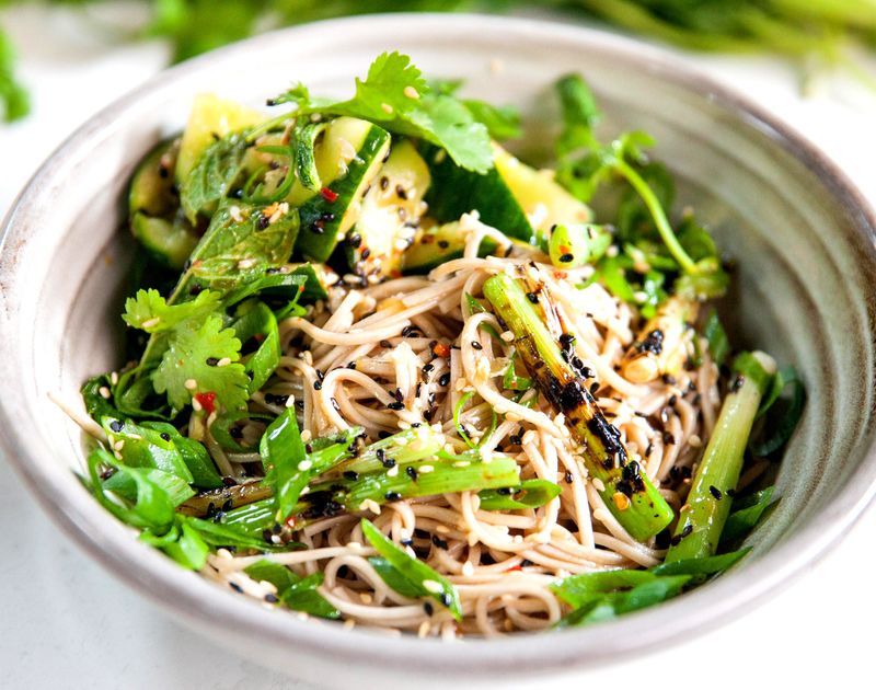 Soba Noodle Salad With Sesame Dressing
