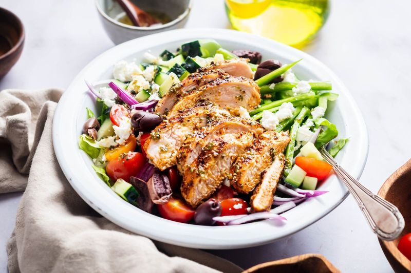 Order: Greek Salad With Grilled Chicken