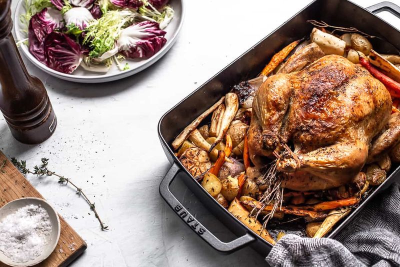 Roast Chicken With Root Vegetables