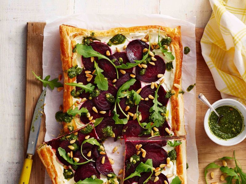 Goat's Cheese And Beetroot Tartlets