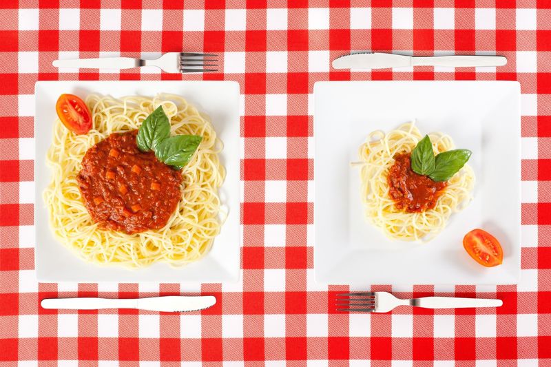 Restaurant Portions At Home