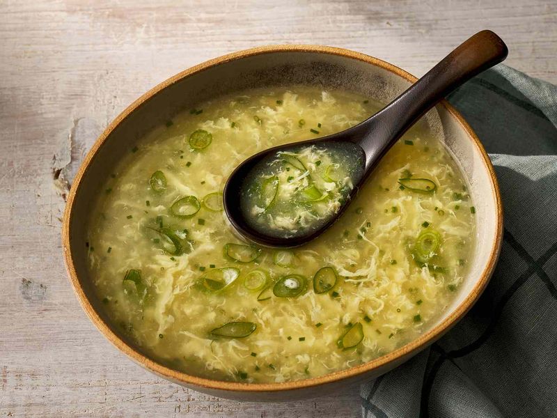 Simmer Egg Drop Soup