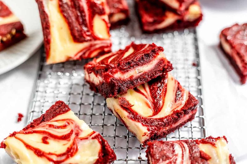Red Velvet Cheesecake Swirl Brownies