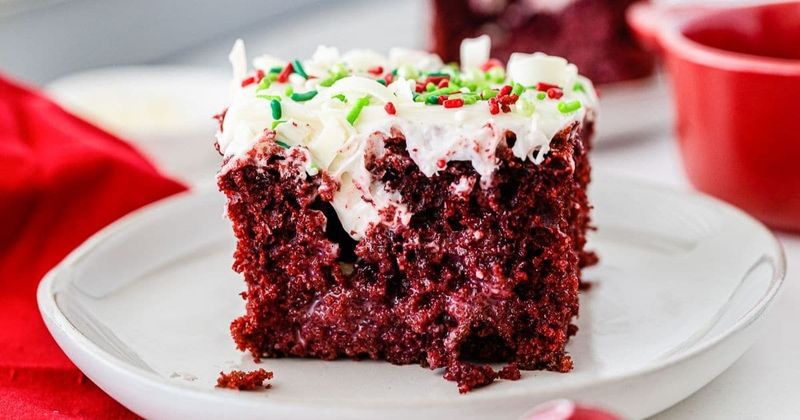 Red Velvet Poke Cake