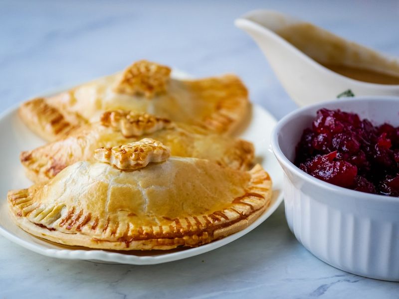 Turkey And Cranberry Pasties