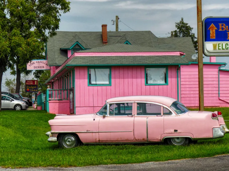 Pink Cadillac Diner - Natural Bridge, Virginia