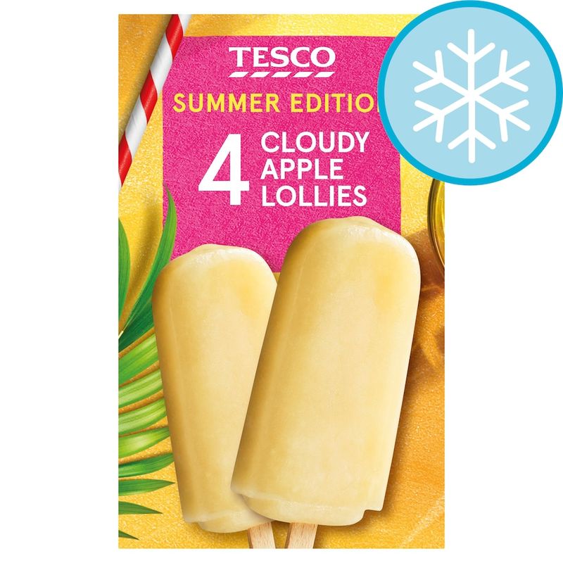 Tesco Cloudy Apple Ice Lollies
