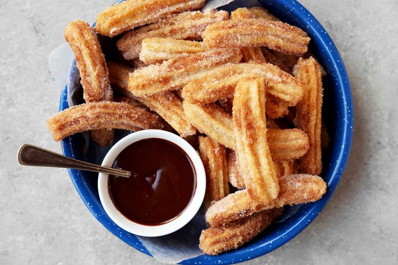 Churros With Chocolate Sauce
