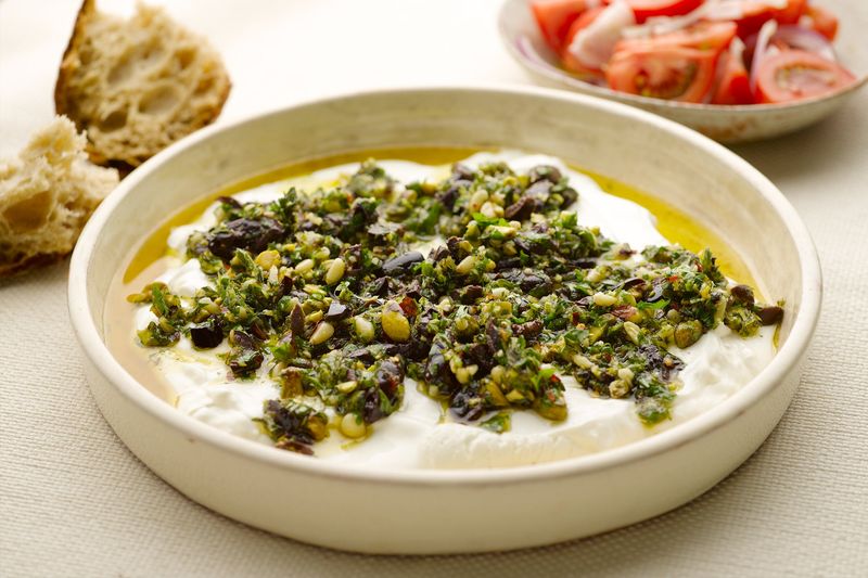 Labneh With Honey And Pistachios