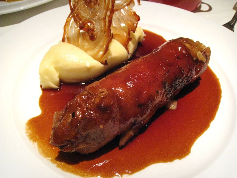 La Tante Claire's Pig's Trotter With Chicken Mousseline