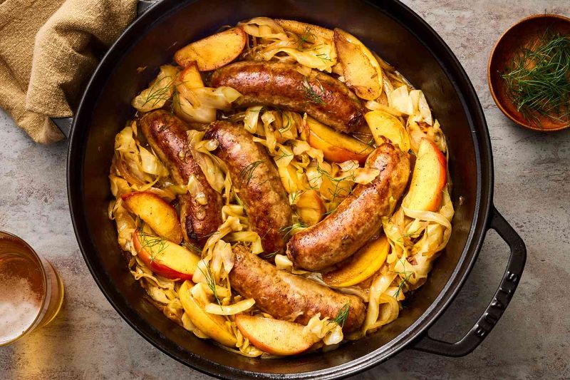 Sausage And Apple Skillet