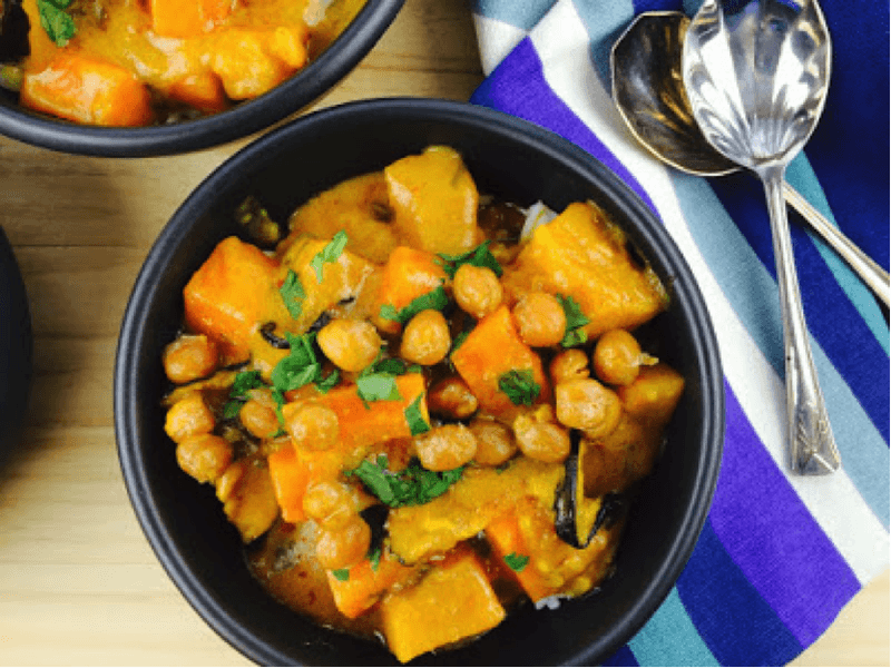 Pumpkin And Chickpea Curry