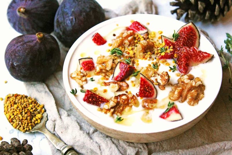 Greek Yogurt Breakfast Bowl With Fresh Figs