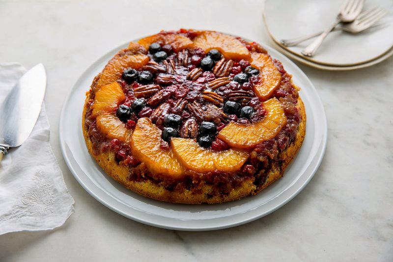 Upside-Down Caramelised Pineapple Cake