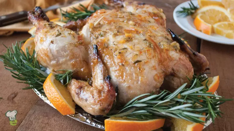 Orange And Ginger Roast Chicken
