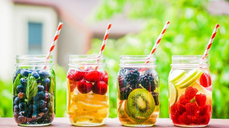 Swap Fruit Juice For Infused Water Or Whole Fruit