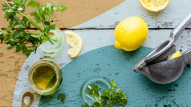 Swap Creamy Salad Dressing For Olive Oil And Lemon
