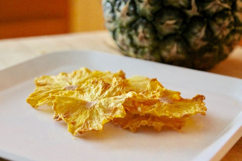Dried Pineapple With Added Sugar