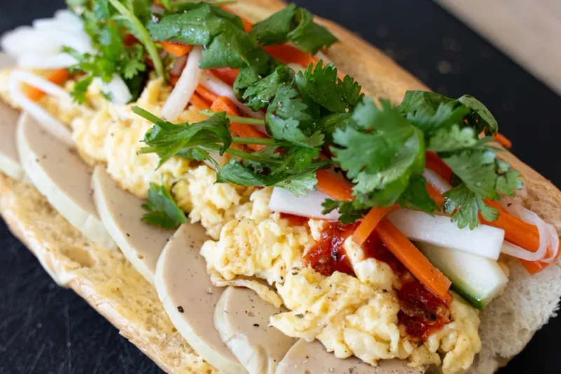 Vietnamese Bánh Mì Scramble