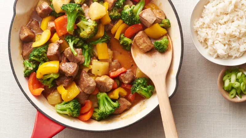 Sweet And Sour Pork Stir-Fry