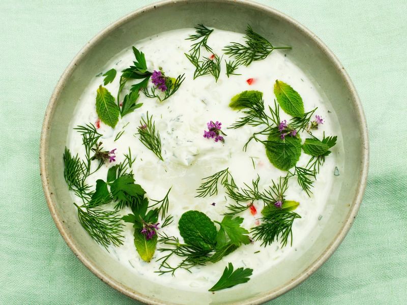 Chilled Cucumber Soup With Dill