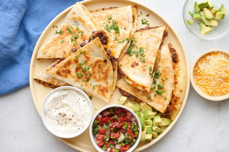 Five-Minute Bean Quesadillas