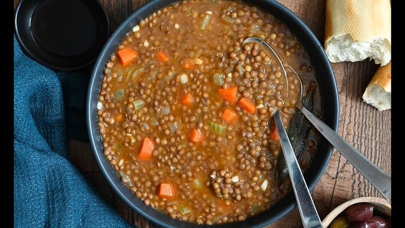 Lentil Soup (Fakes Soupa)