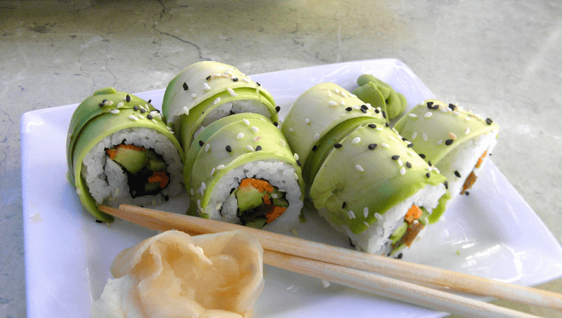 Avocado Sushi Rolls