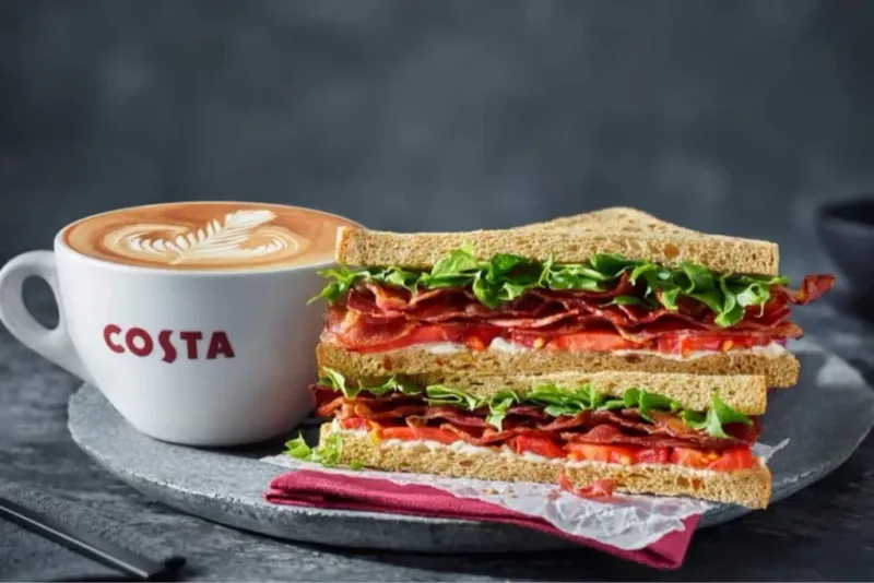 Cherish Finden And Costa Coffee