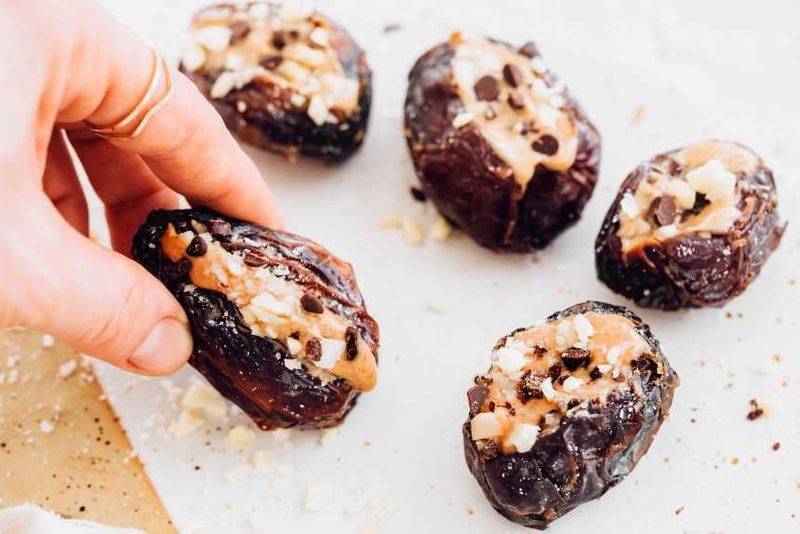 Nut Butter Stuffed Dates