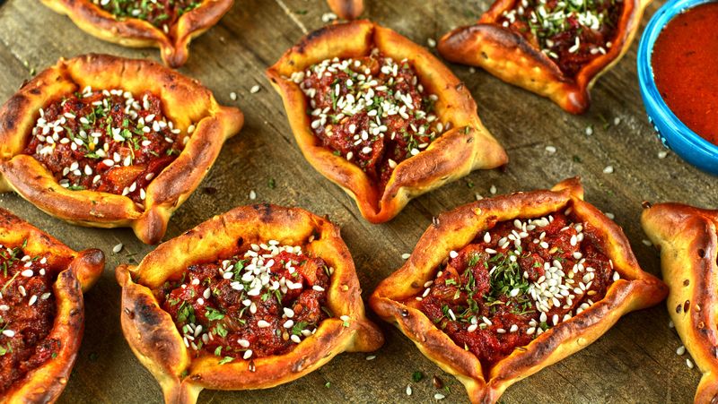 Sfeeha (Lebanese Meat Pies)