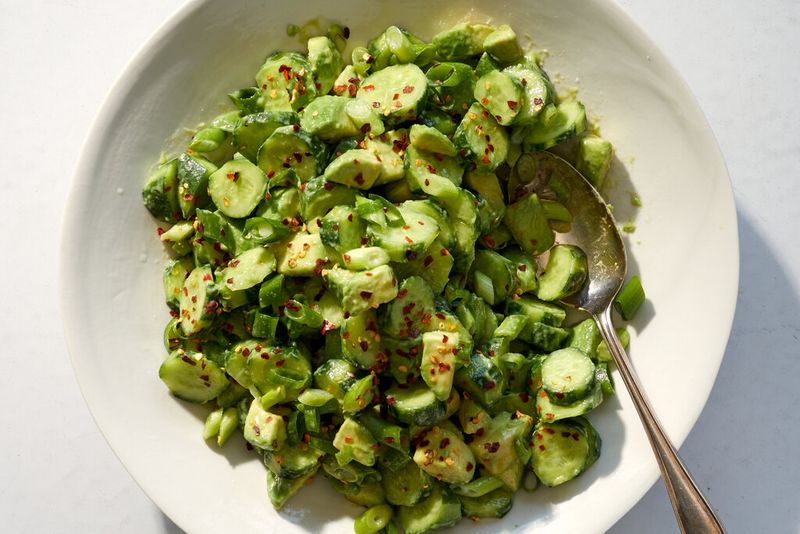 Cucumber And Avocado Salad