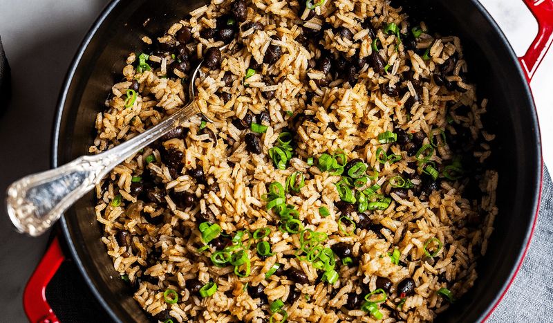 Brown Rice + Black Beans