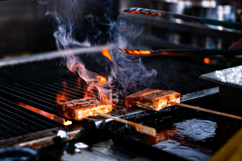 Meat on a Grill