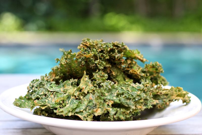 Crispy Kale Crisps With Lemon And Sea Salt