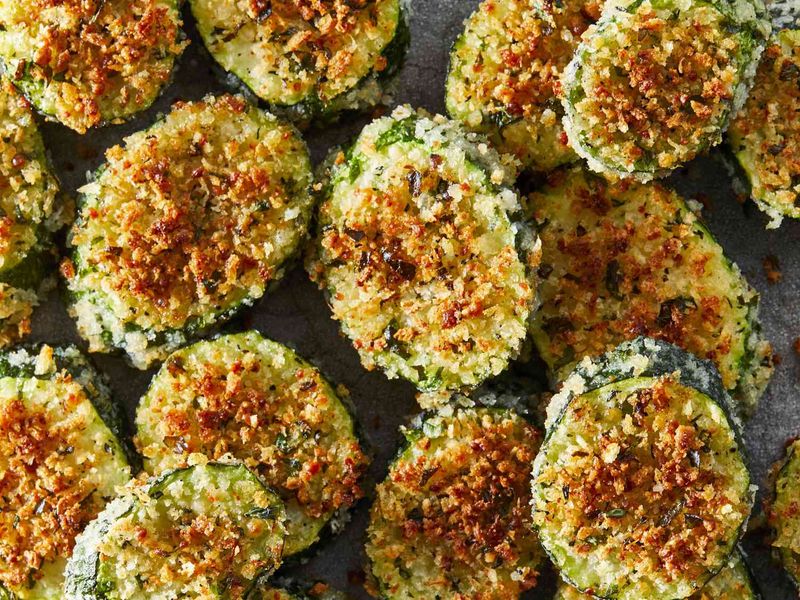 Zucchini Parmesan Crisps