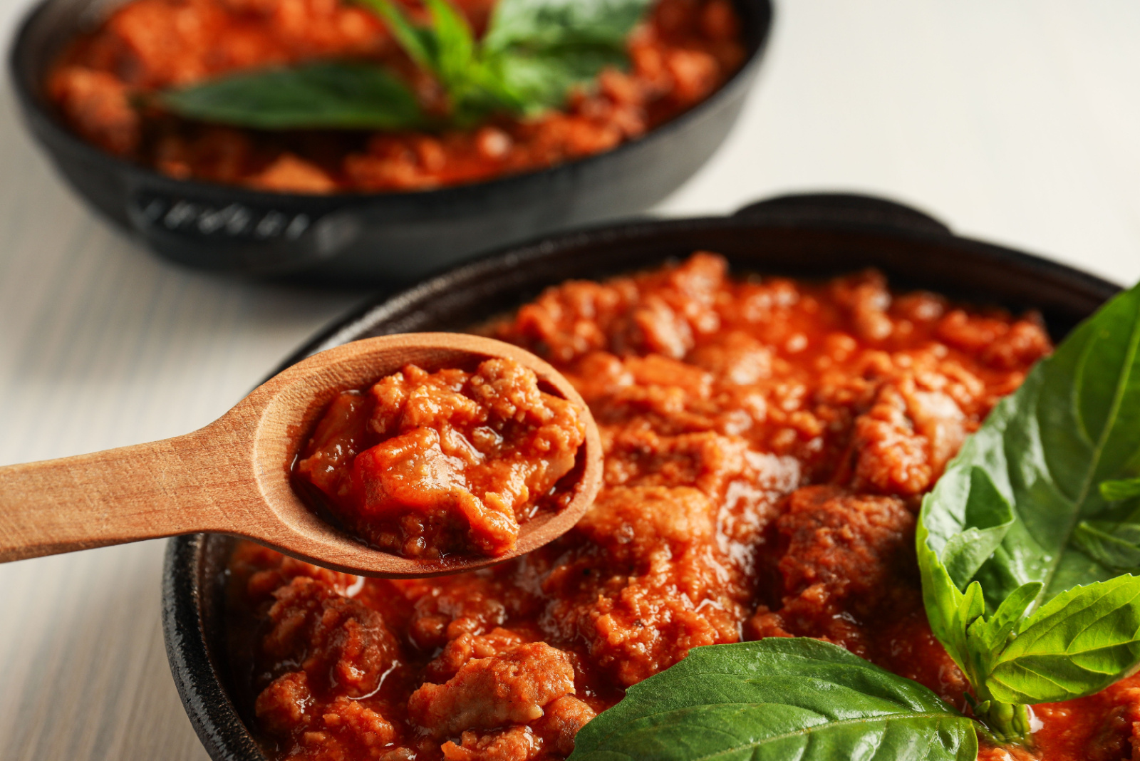 Bolognese sauce, concept of tasty and delicious food
