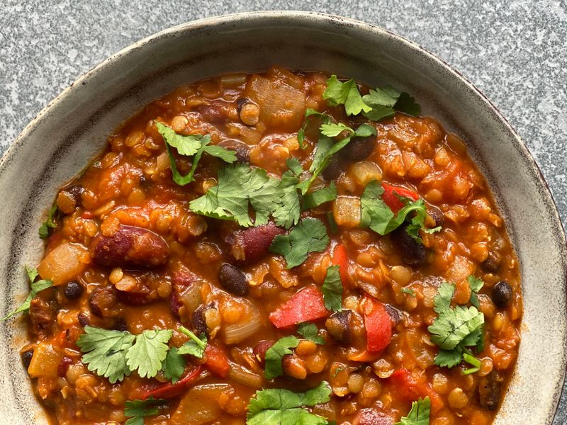 Double Bean & Roasted Pepper Chilli