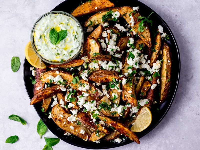 Greek-Style Feta Fries