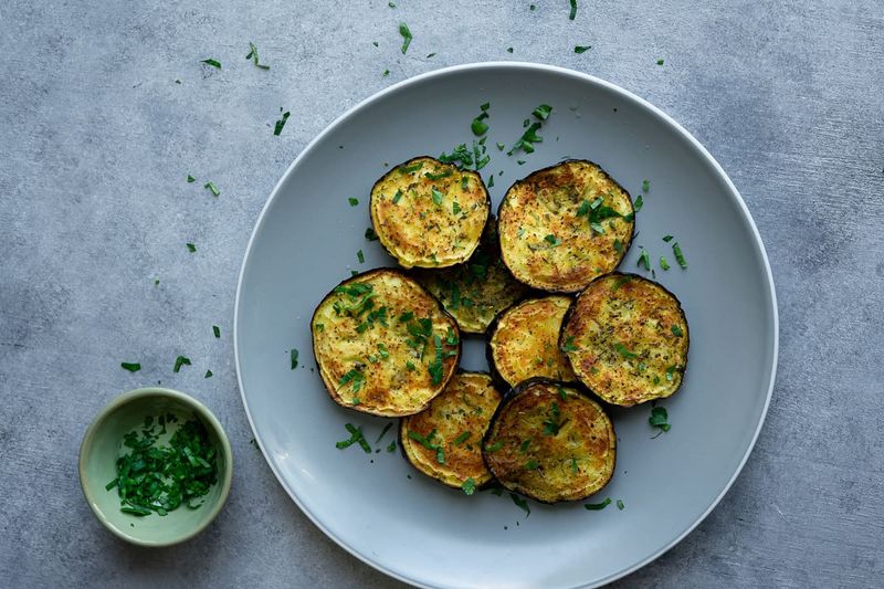 Steamed Veggies (Like Courgettes Or Aubergines)