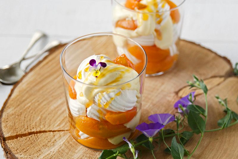 Apricot And Cardamom Eton Mess