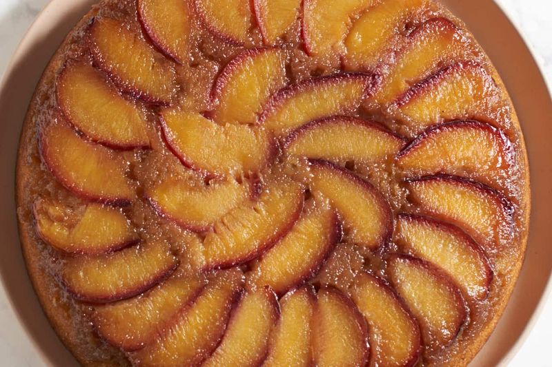 Plum And Ginger Upside-Down Cake