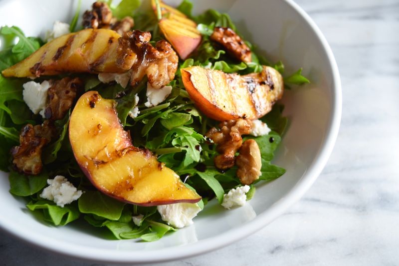 Grilled Peach Salad