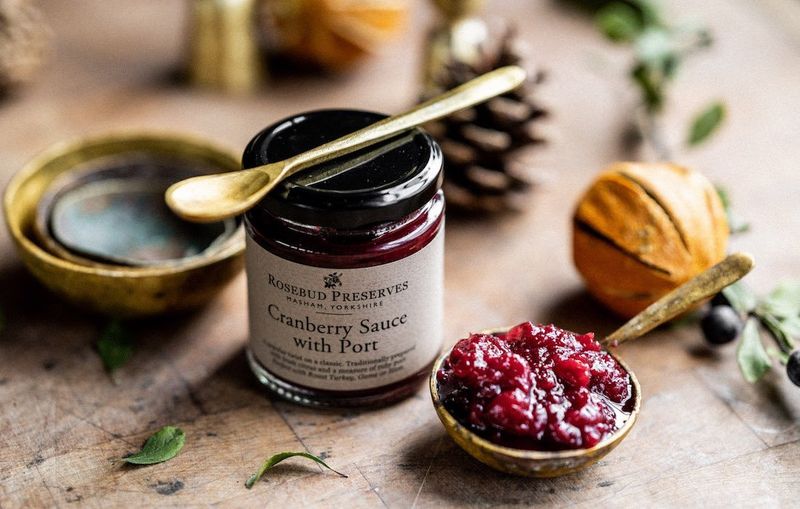 Rosebud Preserves Cranberry Sauce With Port