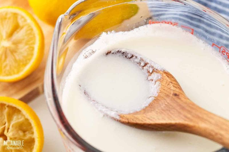 Buttermilk - Milk + Lemon Juice