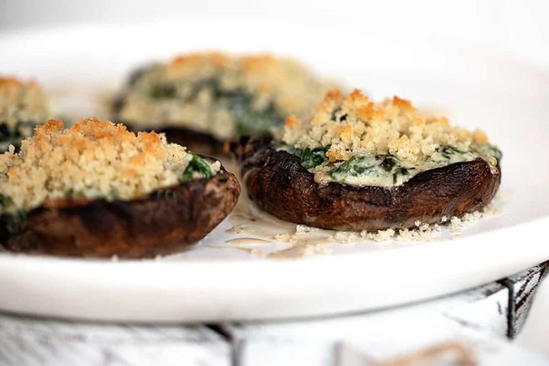 Stuffed Portobello Mushroom Caps